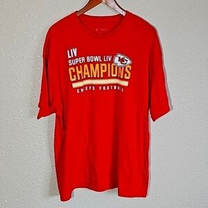 Nfl Team Apparel Super Bowl LIV Champions Chiefs T-Shirt.